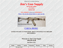 Tablet Screenshot of jimsgunsupply.com